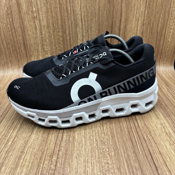 ON RUNNING CLOUDMONSTER 2 Men's Size 10.5 ‘Black/Frost’ Running Shoes - Picture 3 of 9